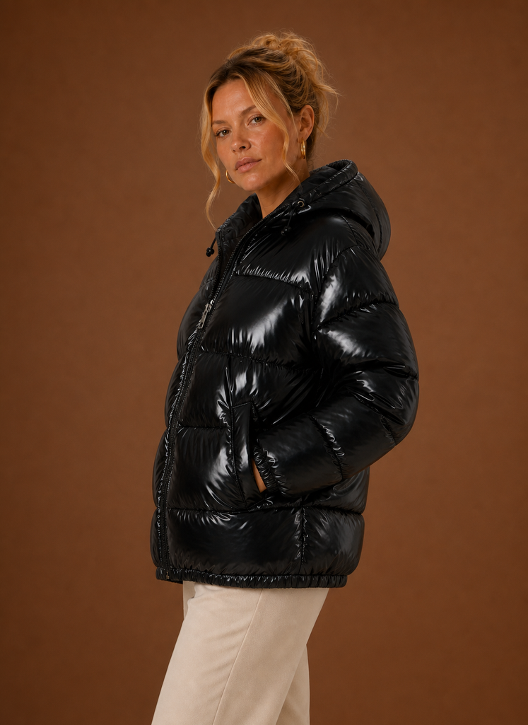 Kvinders Puffer Jakke - Oversized Vinterjakke | Areleon