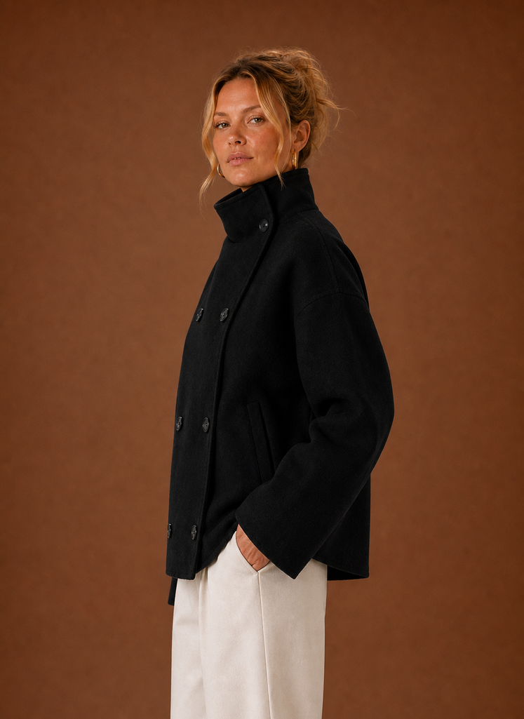 Dame Funnel Neck Jakke - Casual Jakke | Areleon