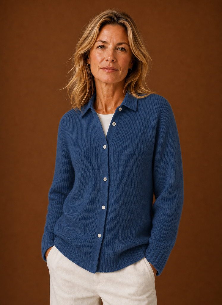 Kvinders Strikket Cardigan - Knappet Sweater | Areleon