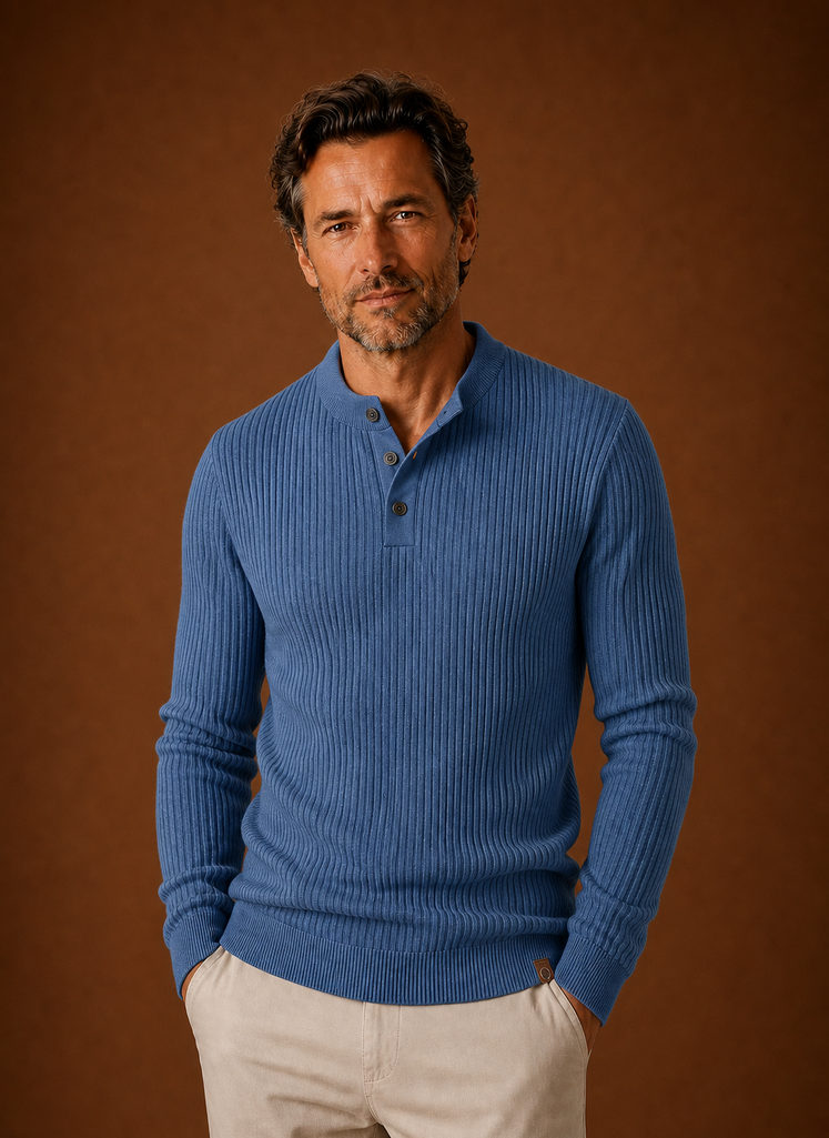 Herresweater - Pullover Strikskjorte | Areleon