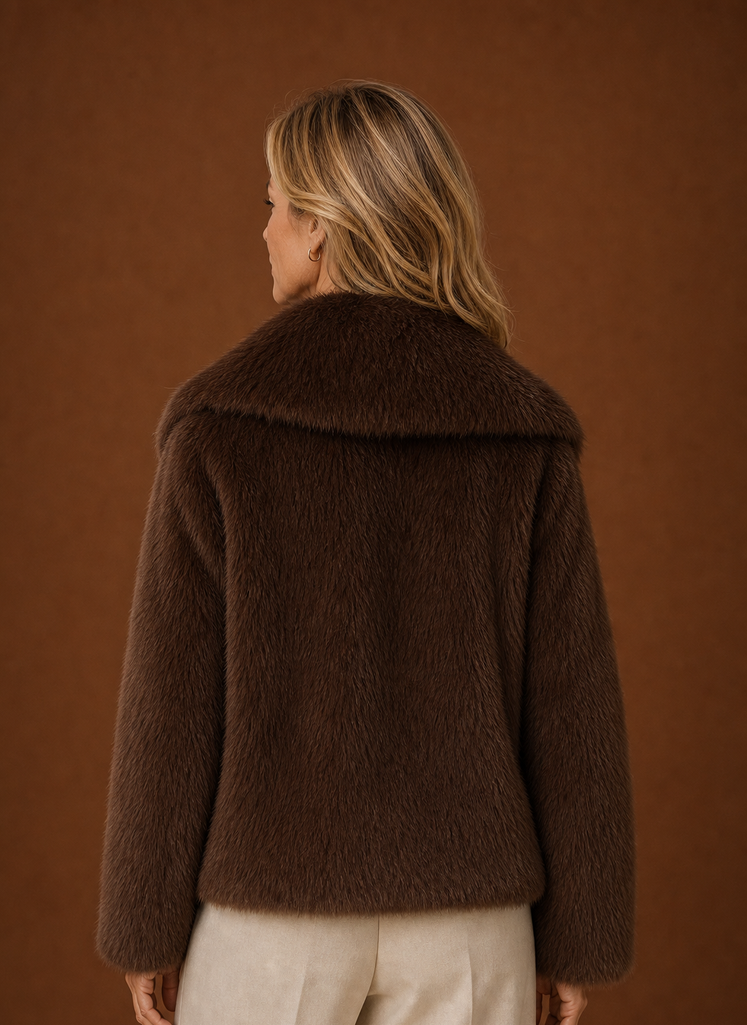 Kvinders Faux Fur Frakke - Vinterjakke | Areleon