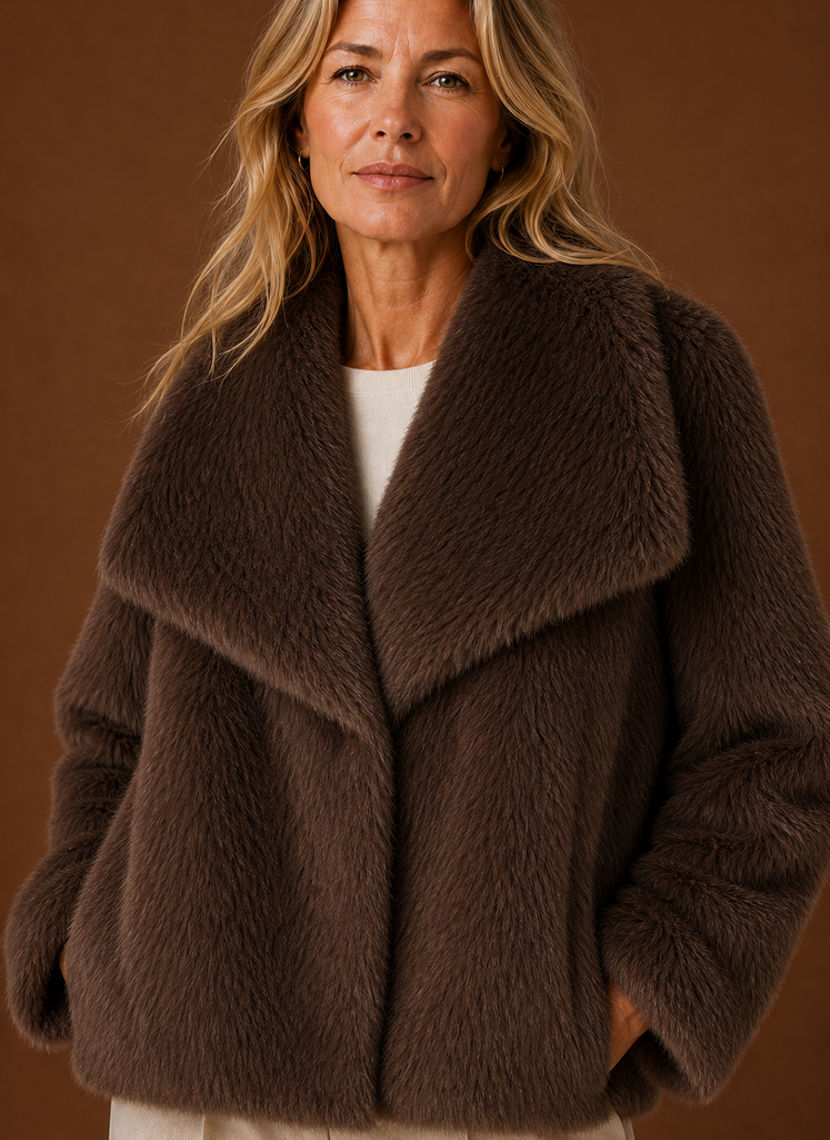 Kvinders Faux Fur Frakke - Vinterjakke | Areleon