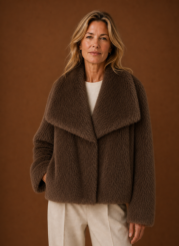 Kvinders Faux Fur Frakke - Vinterjakke | Areleon