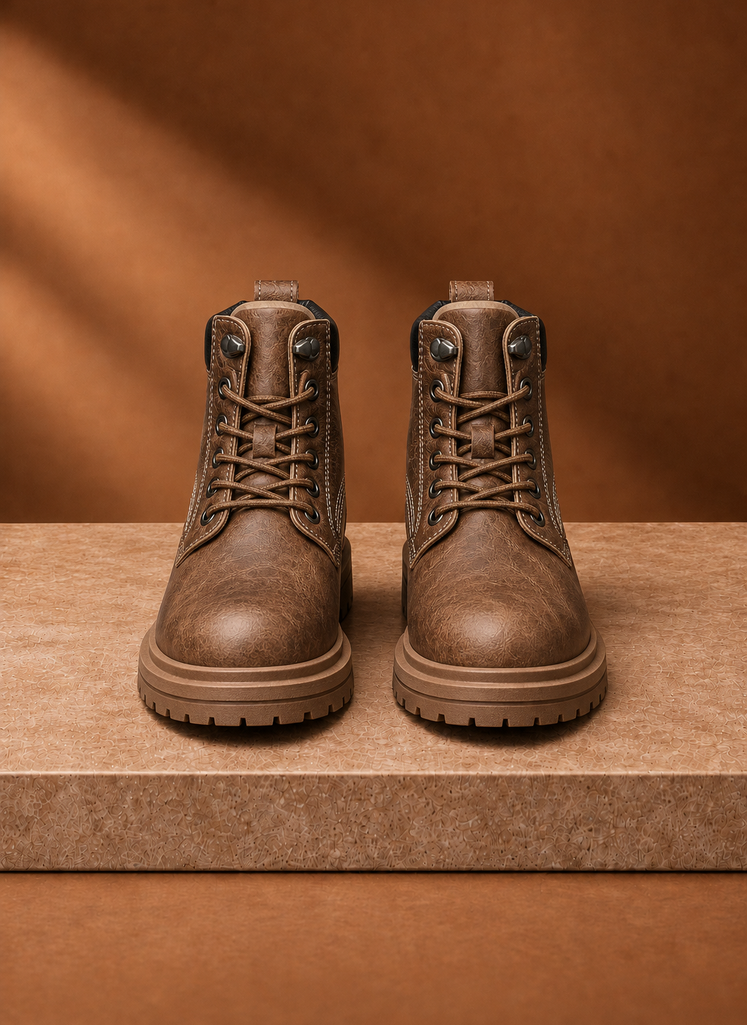 Herre Snørebånd Støvler - Vintage Ankelstøvler, Casual Dress Boot | Areleon