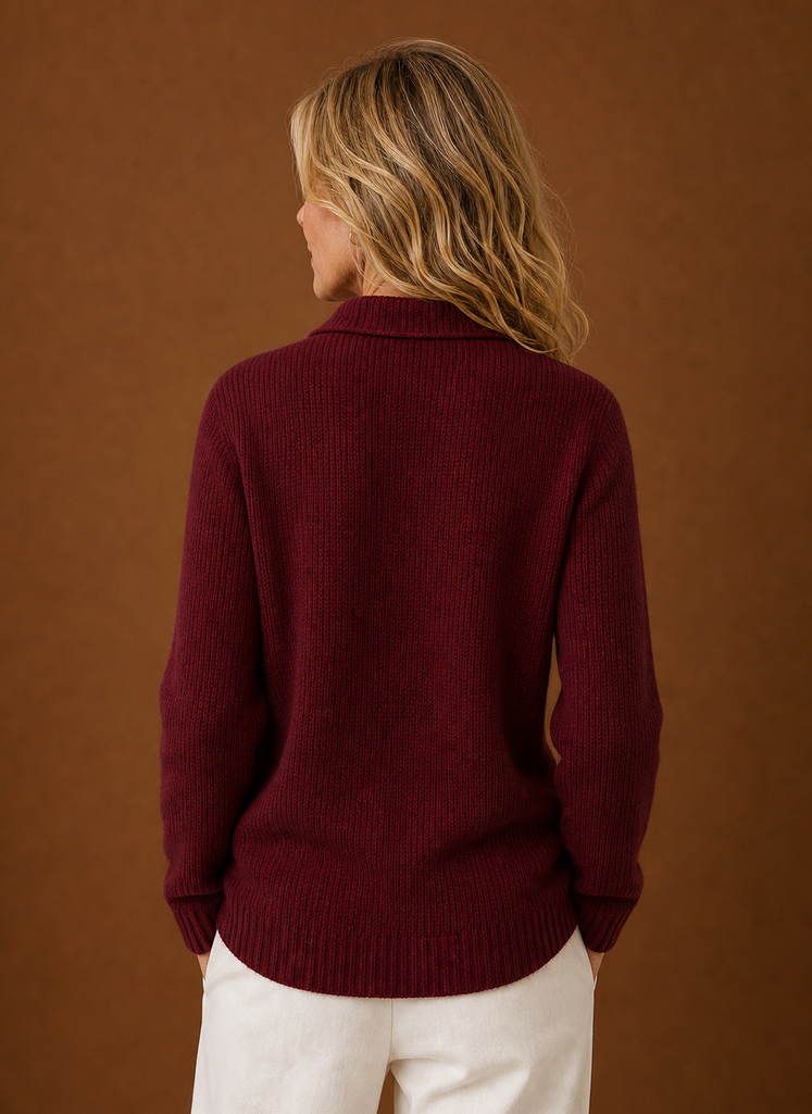 Kvinders Strikket Cardigan - Knappet Sweater | Areleon