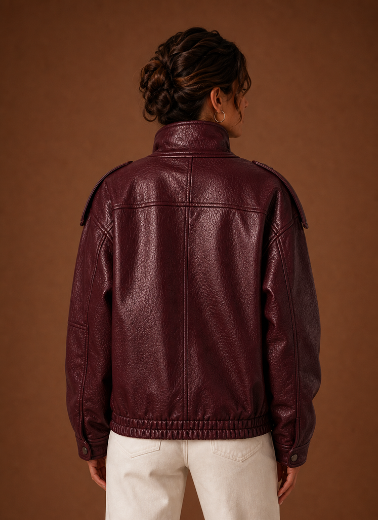 Dame Casual Jakke - Tragtkrave Jakke | Areleon