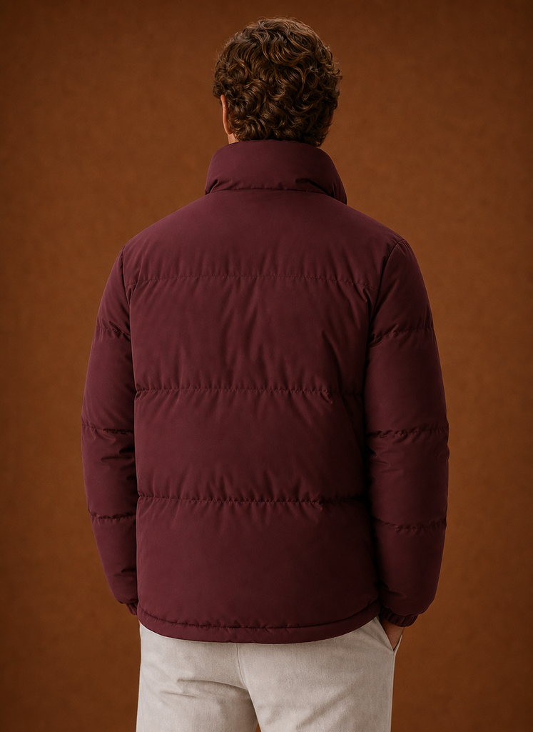 Herre Puffer Jakke - Oversized Pasform Vinterjakke | Areleon