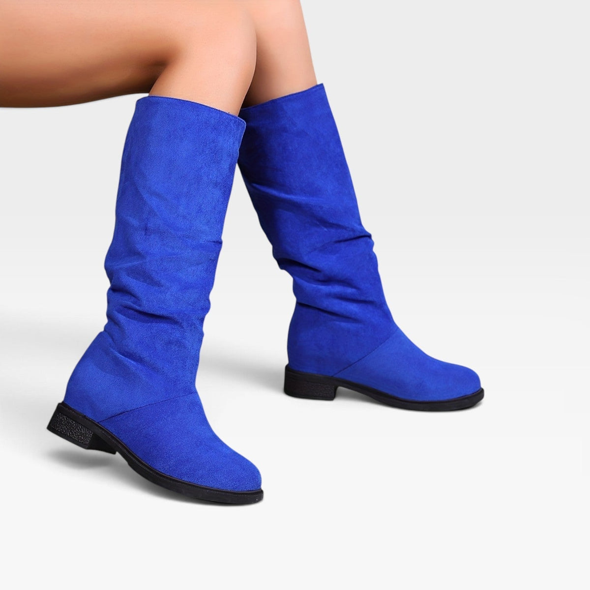 Kvinders Slouchy Suede Knæhøje Støvler