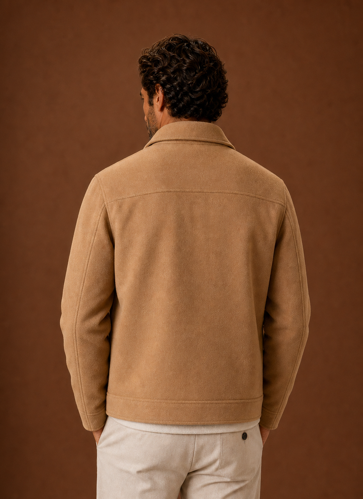 Herre Button-Front Casual Skjortejakke | Areleon