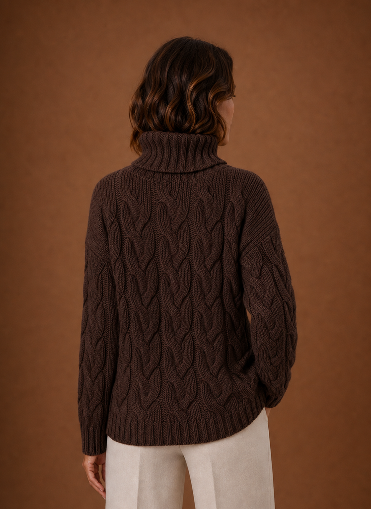 Kvinders Kabelstrik Sweater - Pullover Strikvarer | Areleon