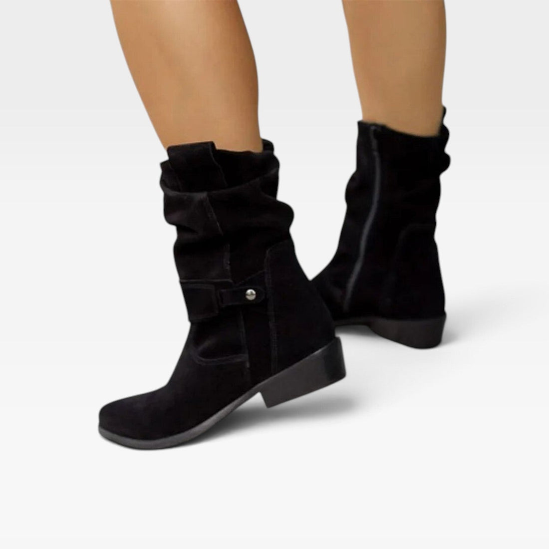 Dame Suede Komfort Ankelstøvler