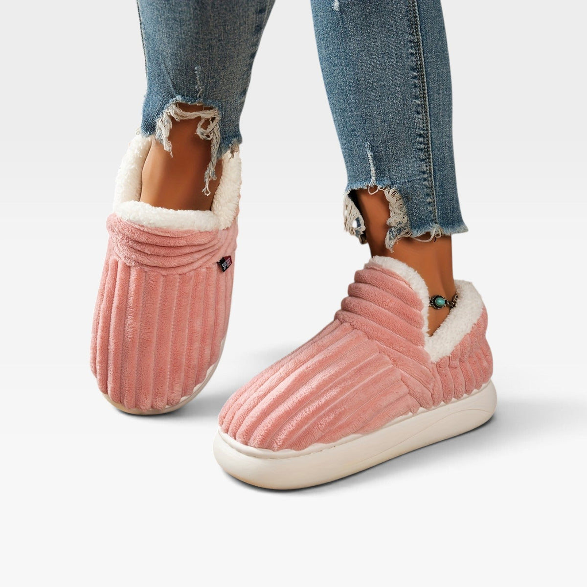 Kvinders Lækre Corduroy Slippers