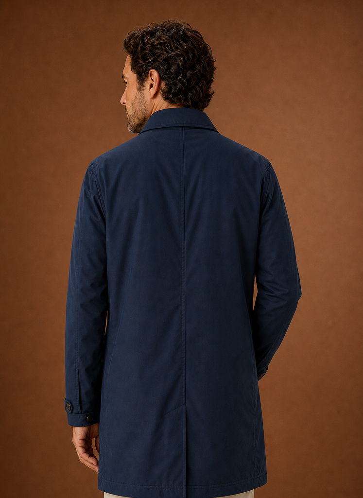Herre Klassisk Trench Coat Letvægts Vandafvisende Jakke | Areleon