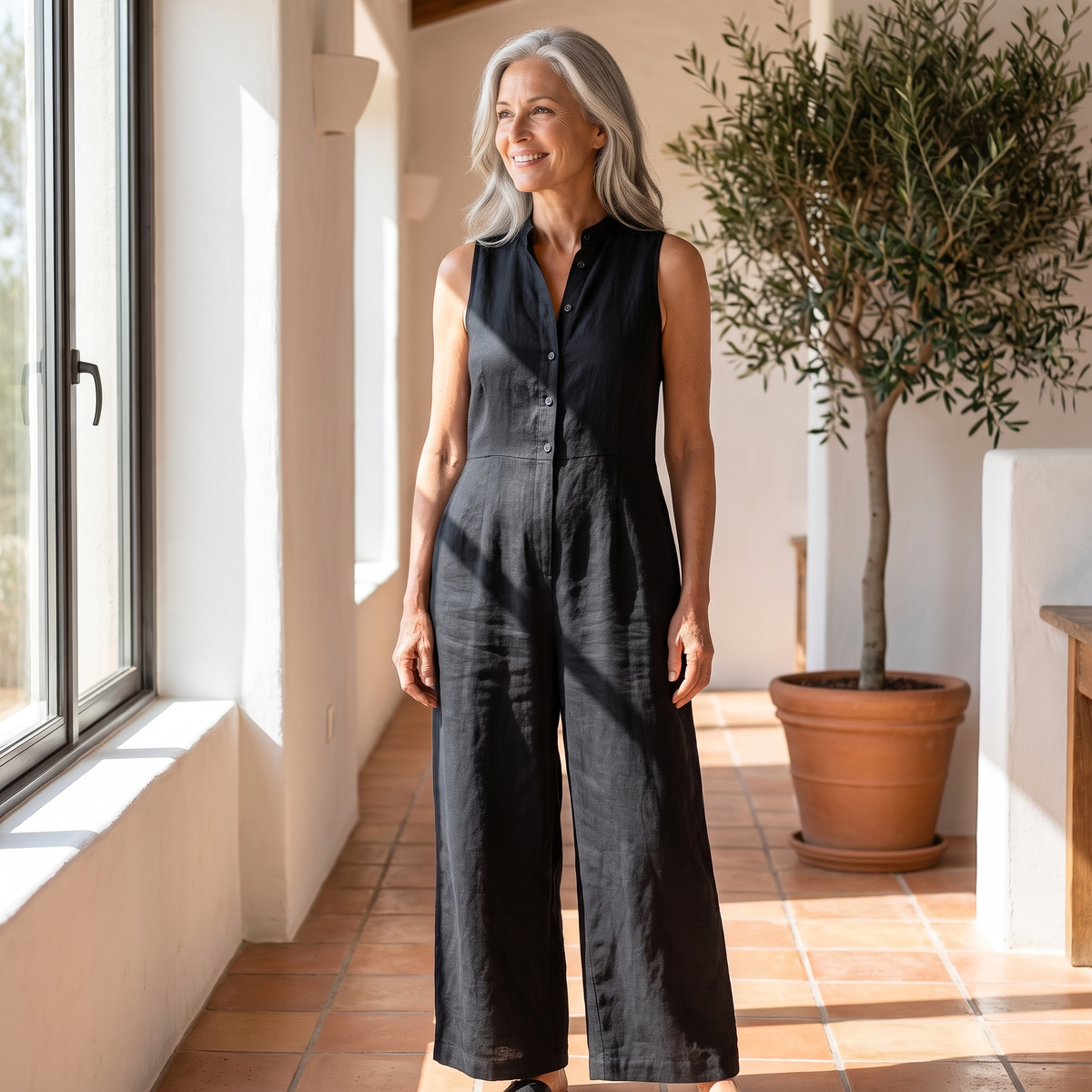 Bredbenet Jumpsuit