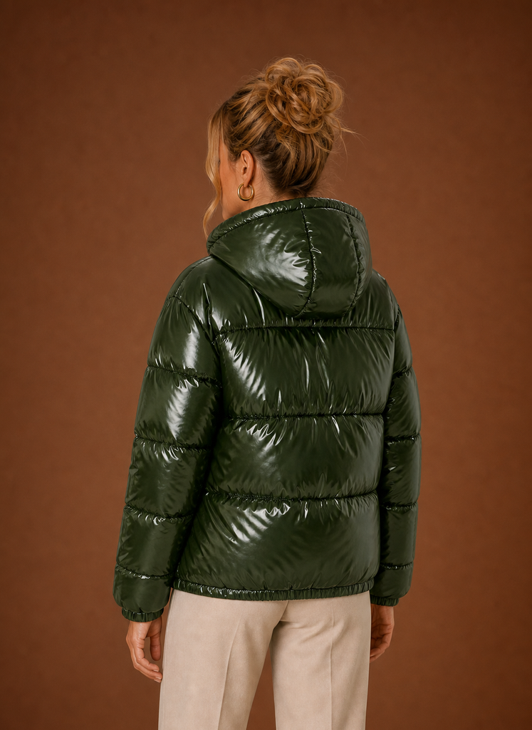 Kvinders Puffer Jakke - Oversized Vinterjakke | Areleon