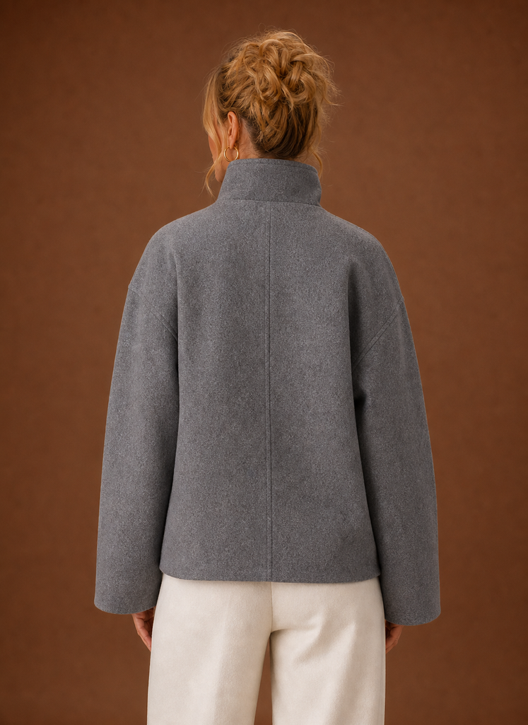 Dame Funnel Neck Jakke - Casual Jakke | Areleon