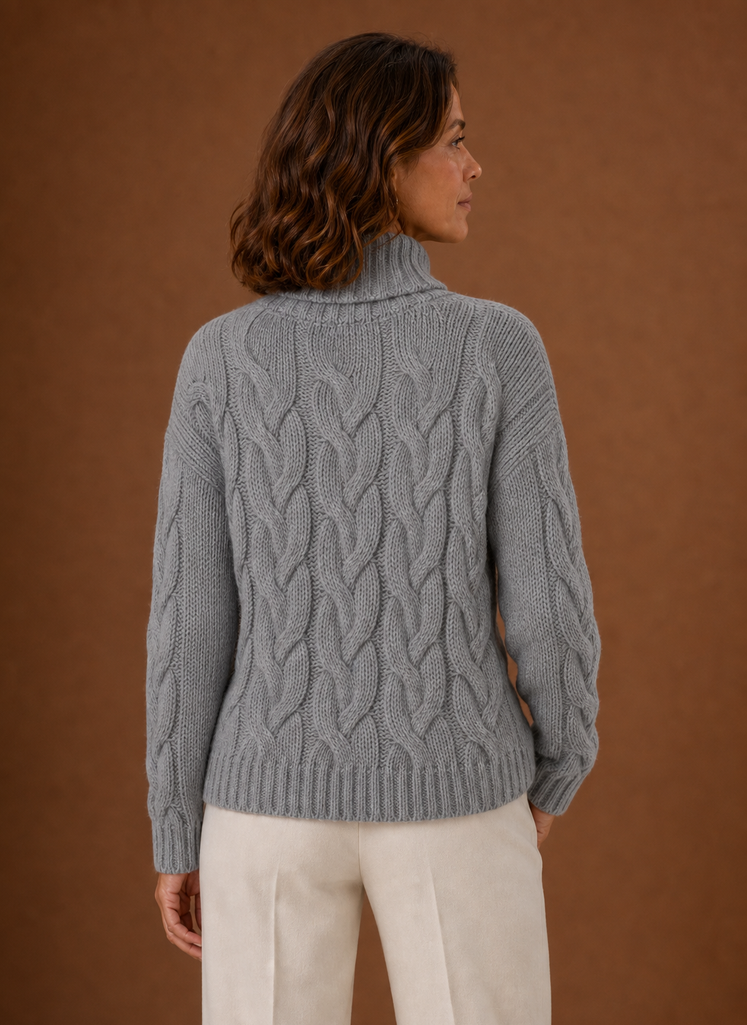 Kvinders Kabelstrik Sweater - Pullover Strikvarer | Areleon