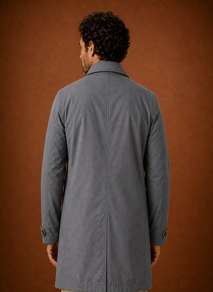 Herre Klassisk Trench Coat Letvægts Vandafvisende Jakke | Areleon