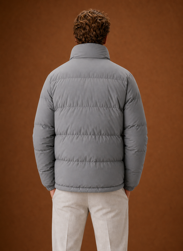 Herre Puffer Jakke - Oversized Pasform Vinterjakke | Areleon