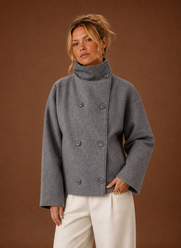 Dame Funnel Neck Jakke - Casual Jakke | Areleon