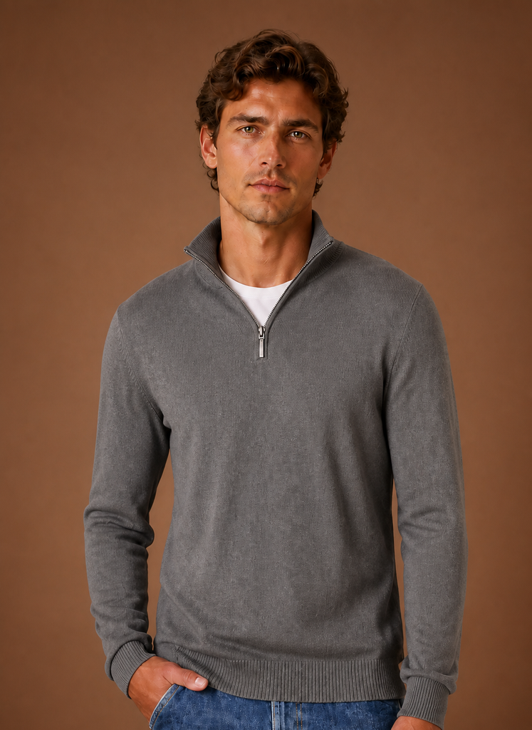 Herre Quarter Zip Sweater | Areleon