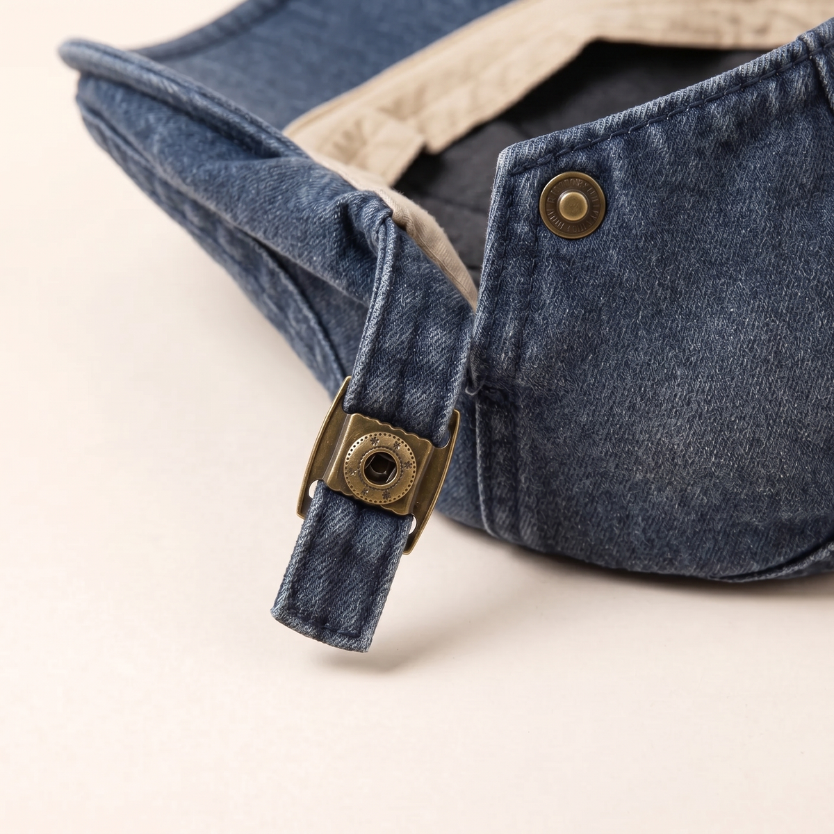 Vintage Denim-Schiebermütze