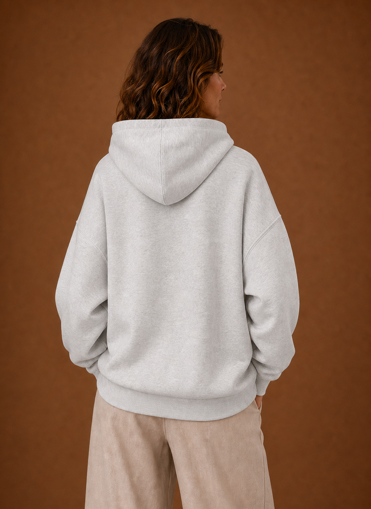 Kvinders Pullover Hoodie - Oversized Grafisk Sweater | Areleon