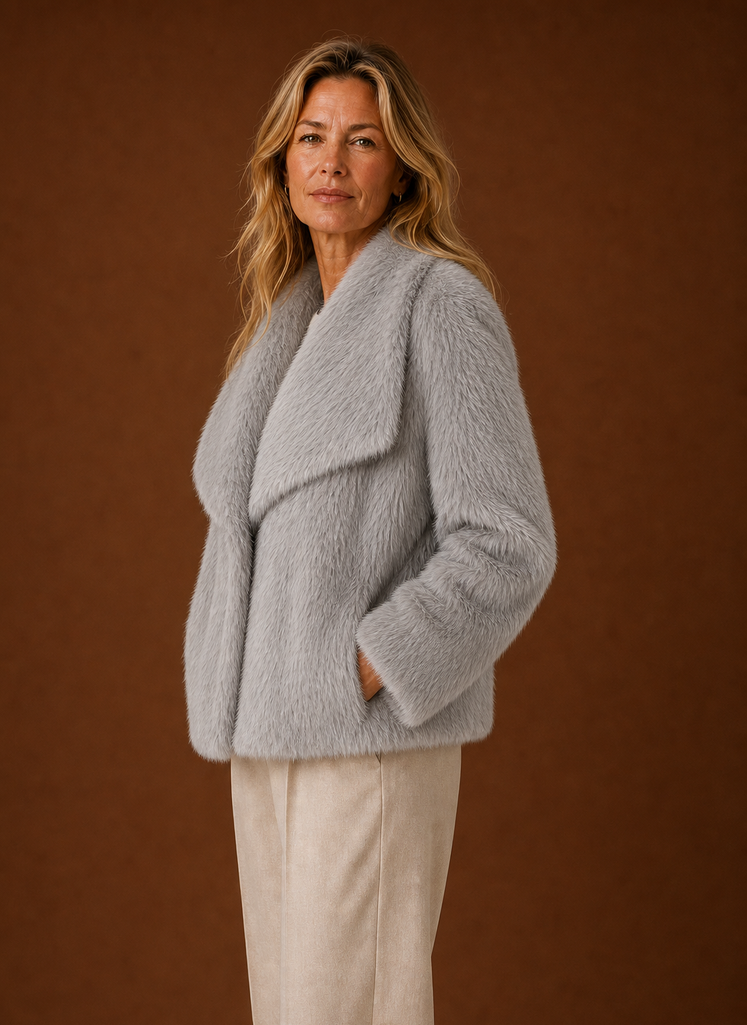 Kvinders Faux Fur Frakke - Vinterjakke | Areleon