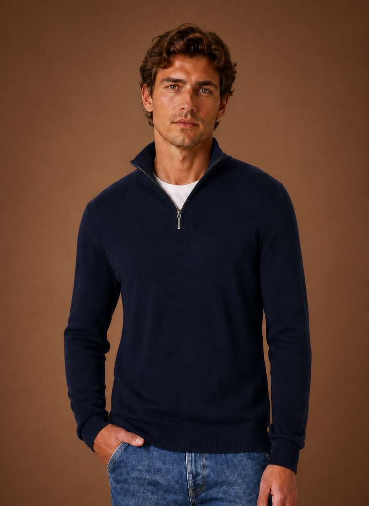 Herre Quarter Zip Sweater | Areleon
