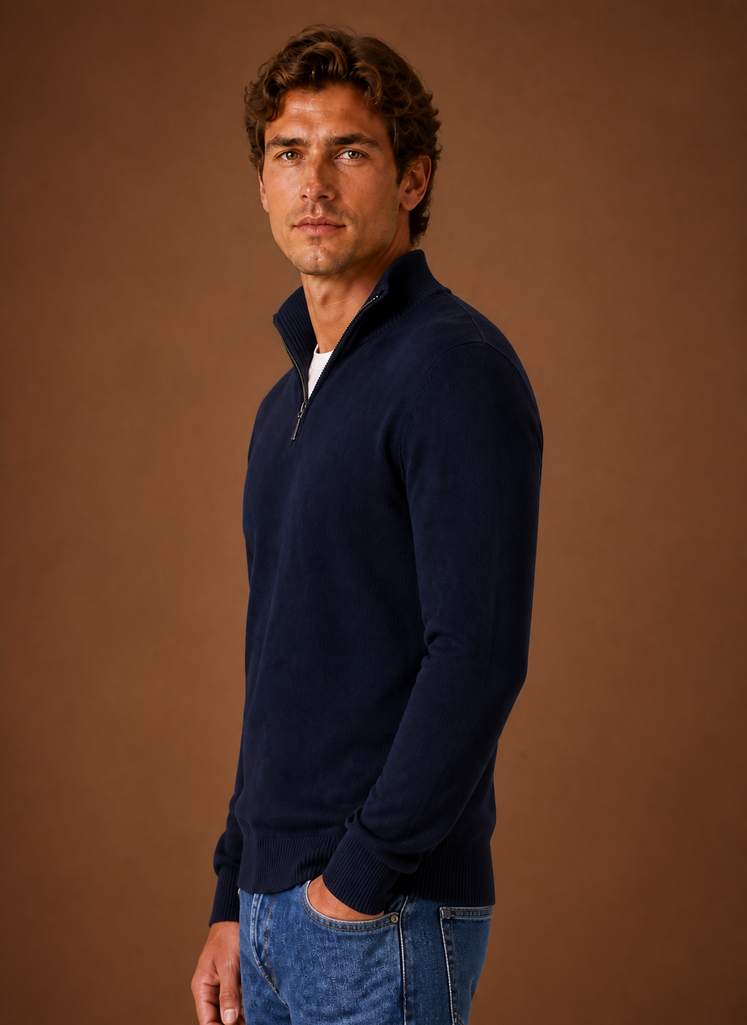 Herre Quarter Zip Sweater | Areleon