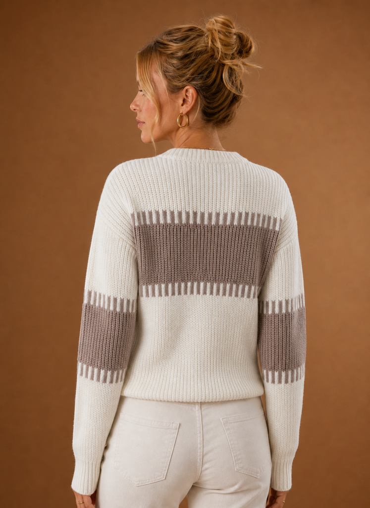 Kvinders Crew Neck Pullover Sweater | Areleon