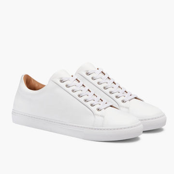 Herre Ægte Læder Low-Top Sneakers