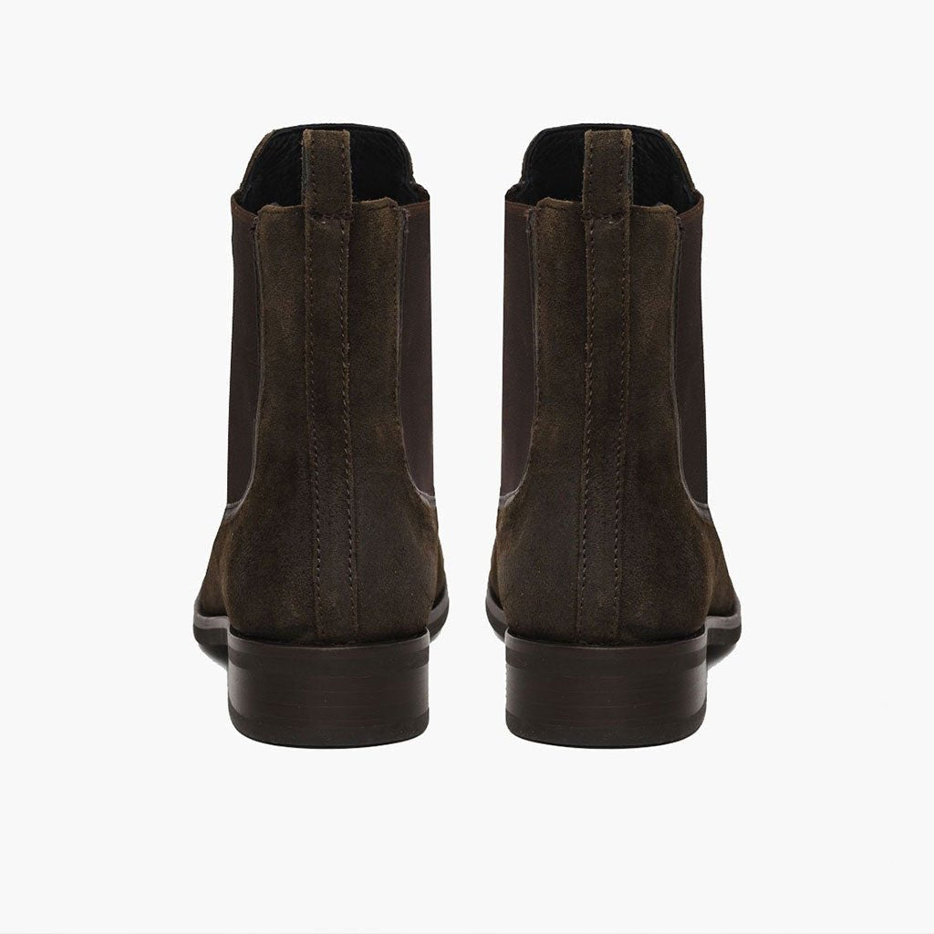 Dame Suede Chelsea Støvler