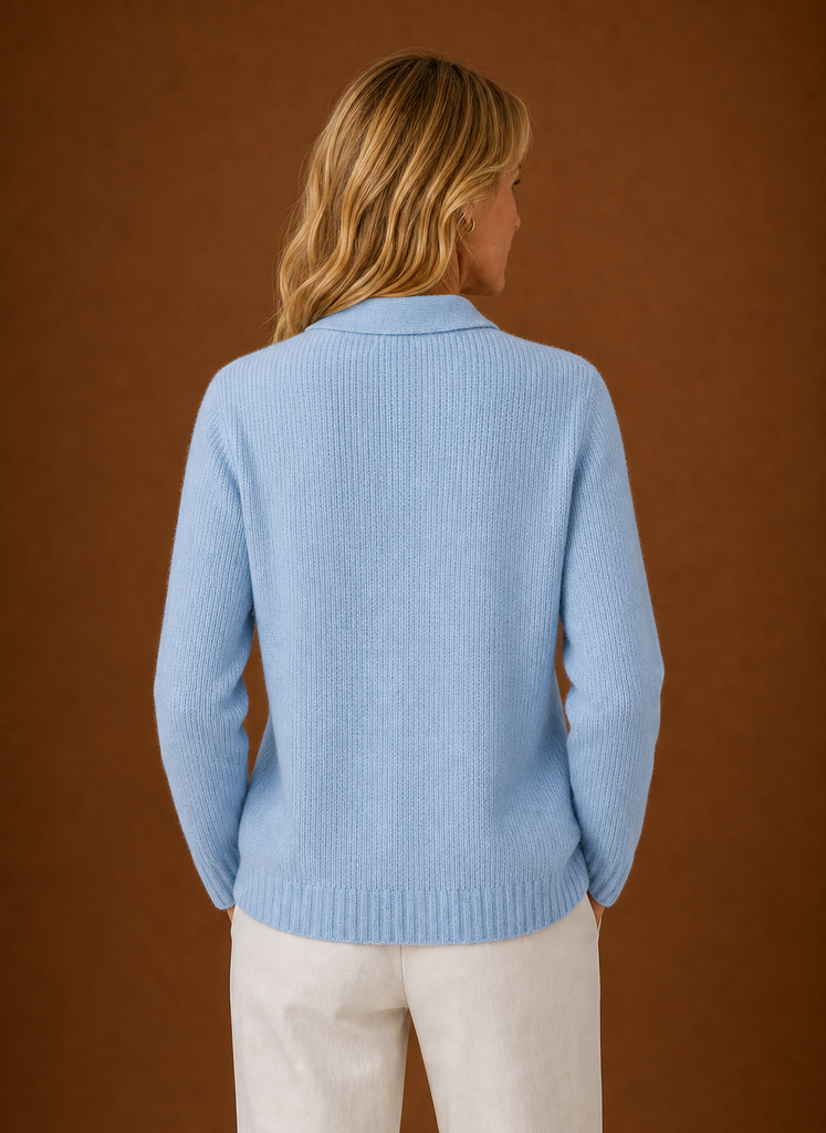 Kvinders Strikket Cardigan - Knappet Sweater | Areleon