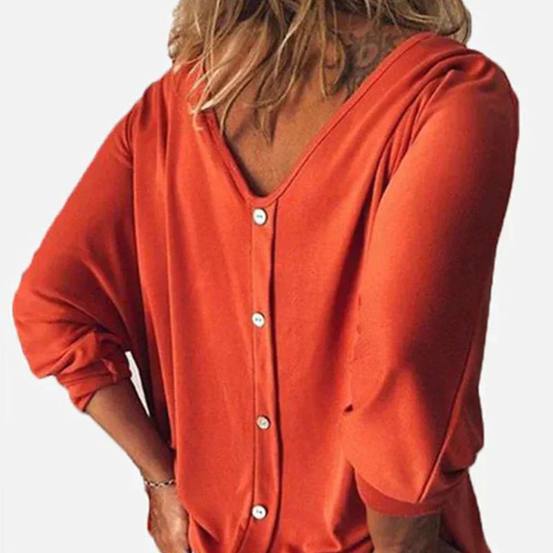 Draperet V-hals Top