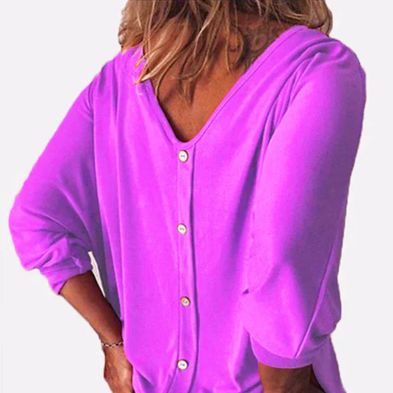 Draperet V-hals Top