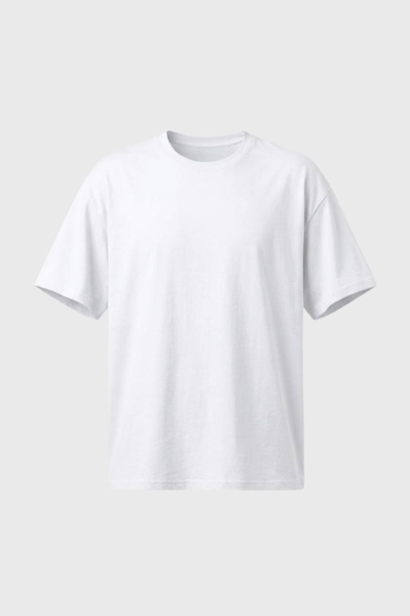 Mænds Hverdag T-Shirt med Blød Rund Hals