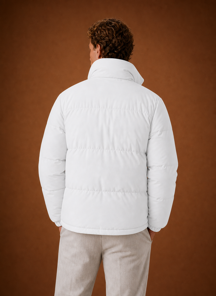 Herre Puffer Jakke - Oversized Pasform Vinterjakke | Areleon