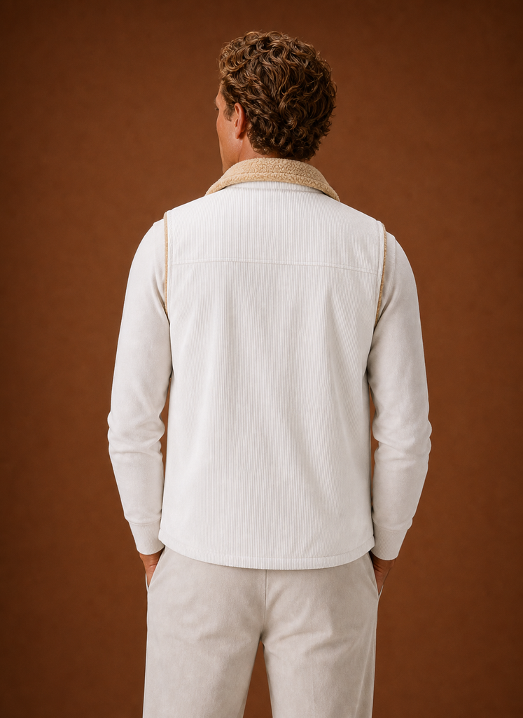 Herre Sherpa-forret Vest - Varm Vinter Gilet | Areleon