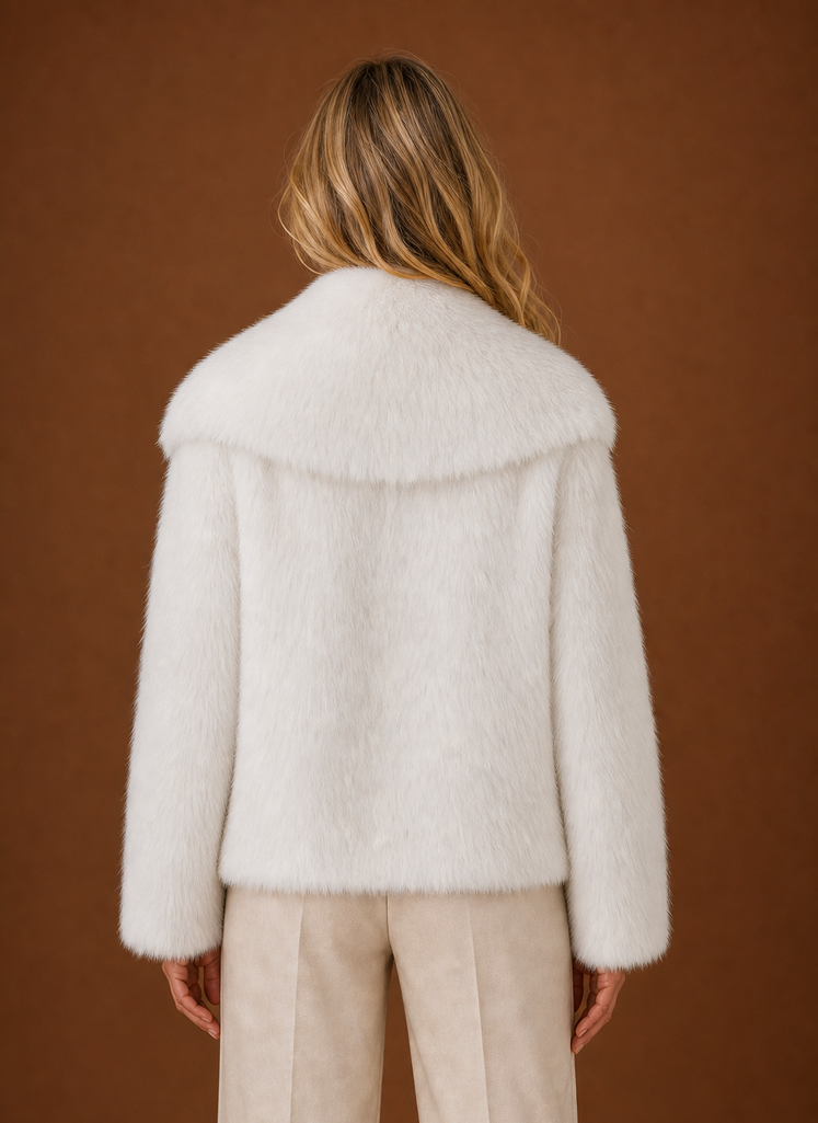 Kvinders Faux Fur Frakke - Vinterjakke | Areleon