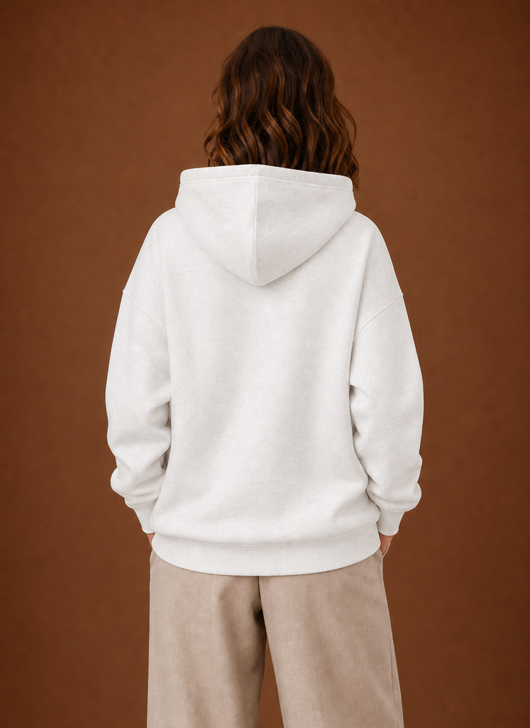 Kvinders Pullover Hoodie - Oversized Grafisk Sweater | Areleon