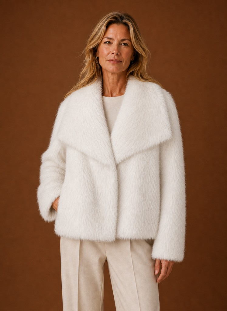 Kvinders Faux Fur Frakke - Vinterjakke | Areleon