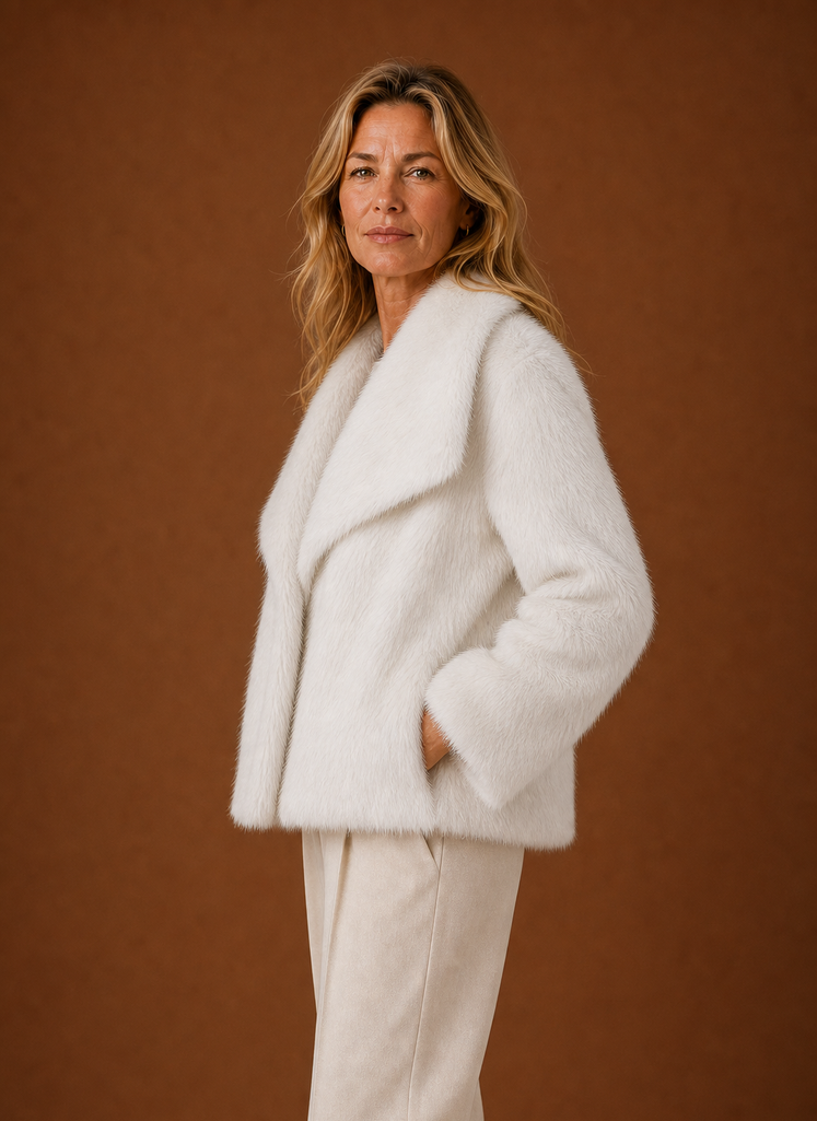 Kvinders Faux Fur Frakke - Vinterjakke | Areleon
