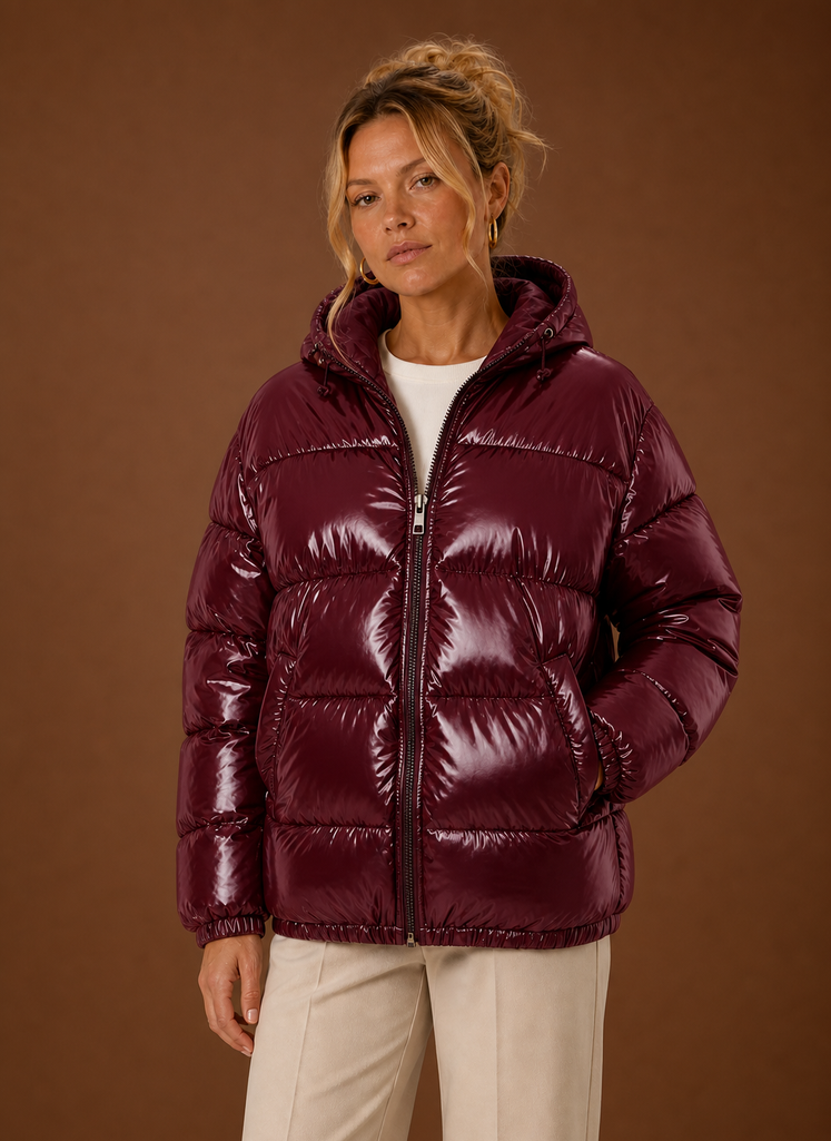 Kvinders Puffer Jakke - Oversized Vinterjakke | Areleon