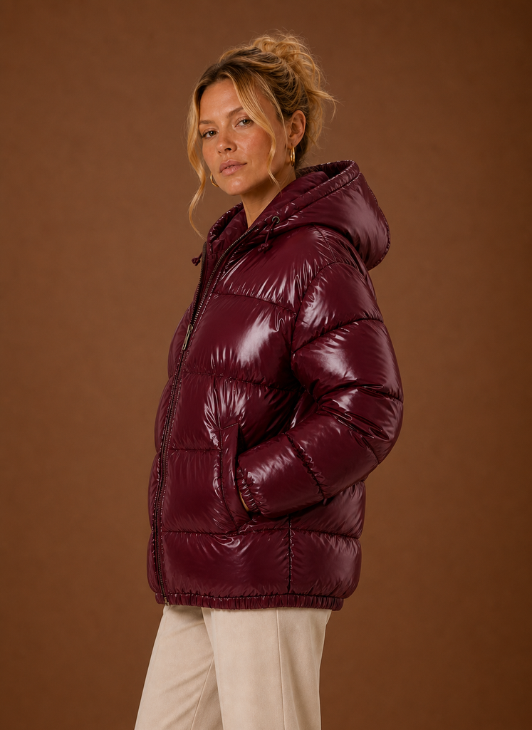 Kvinders Puffer Jakke - Oversized Vinterjakke | Areleon